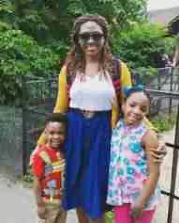 "I love my family" Julius Agwu says as he shares beautiful photo of his wife and kids